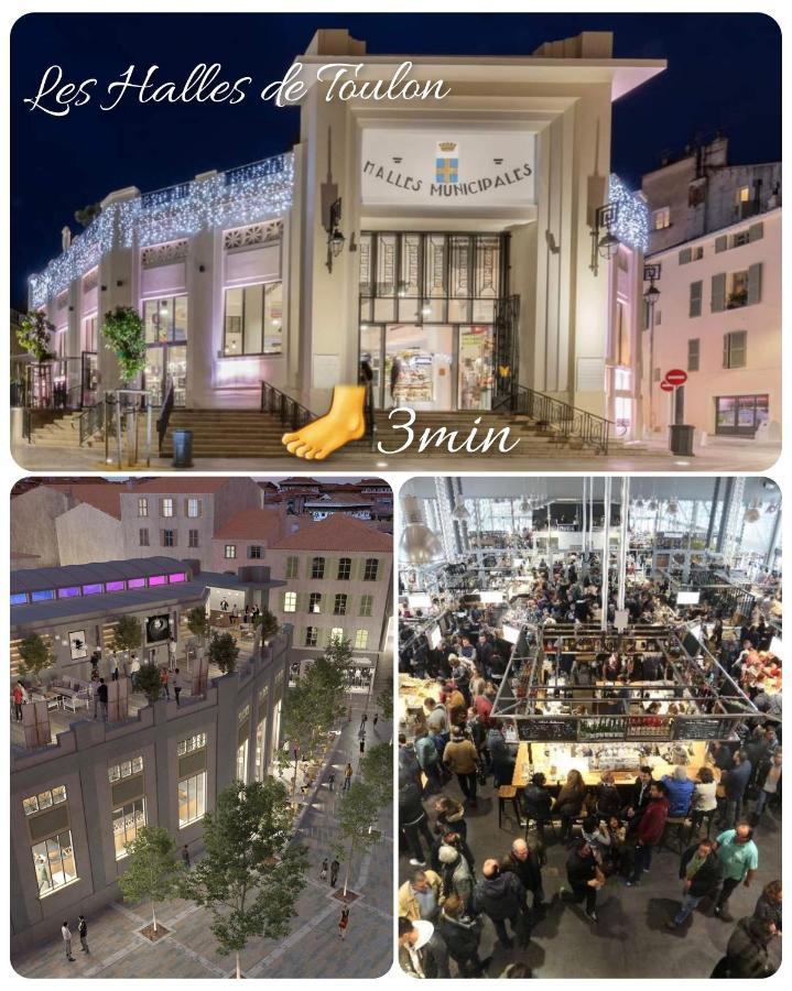Loft 80m2 en plein cœur de la vieille ville 3 étoiles Tolone Esterno foto